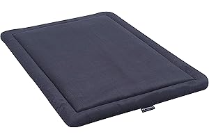 MyBestBuddy Hundekissen Komfort XXL dunkelgrau 120x80 cm, allergikerfreunlich - 40°C waschbar mit flauschigem Stoffbezug - Hundematte BZW. Hundebett für sehr große Hunde, 120 x 80 cm