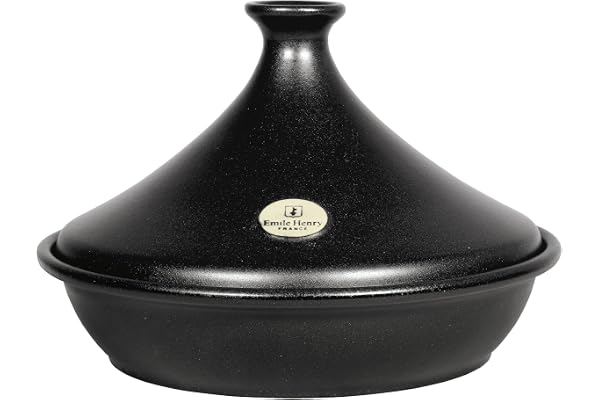 Emile Henry - 715532 - Plat À Tajine - En Céramique Émaillée - Diamètre 32 Cm - Contenance 2,5 L - 6 À 8 Personnes