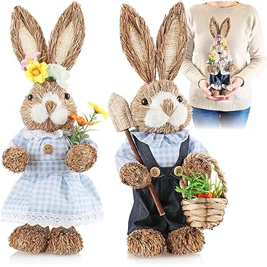 2 Banderoles Lapin Joyeuses Pâques (7 Cm) - Chocolat Noir Pour L