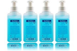 LAORICI Sterillium 500ml Hände Desinfektionsmittel inkl. Vitamed Dosierpumpe, für sicheren effizienten hautverträglichen Infektionsschutz (4x 500ml)