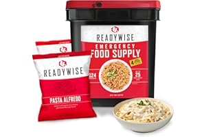 ReadyWise Lot de 124 portions de préparation ultime, durée de vie de 25 ans