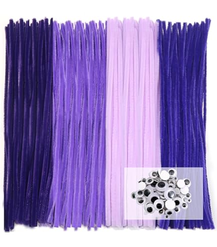 25 Scovolini Per Artigianato Lilla | 30 Cm | Per Lavoretti Creativi E Bambini - Foto 9