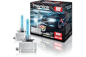 ‎DIAMOND VISION Diamond Vision 2X D3S 42V 35W | Xenon Look | Zugelassen & eintragungsfrei | Halogen KFZ Autolampen | 8000k Super Ultra White | HID Bi | Nightbreaker | E-Prüfzeichen | PK32d-5