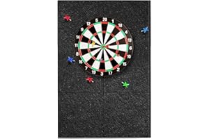 Exquilnova Dartboard-Wandschutz, Filz Dart Wandschutz Selbstklebend, Dartscheiben Umrandung, Wandumrandung für Kork-Dartboard-Rückseite, Filz-Wandfliesen, Korkplatten für Dartscheibe