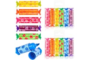 ‎NEWOFVIEW Newofview 12 Stück Mini Textmarker für Kinder, Bonbon Textmarker Süße Highlighter Pen Marker Set für Geschenke Party Geburtstag Schule