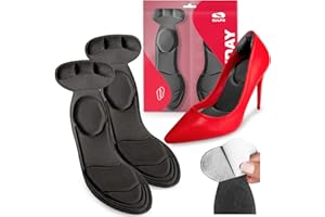 SULPO Wkładki do butów - Wkładki do szpilek, wysokich obcasów, czółenek - Wygodne wkładki dla kobiet - Samoprzylepne i antypoślizgowe wkładki