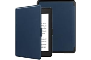 VOVIPO Case for 6.8” Kindle Paperwhite 11th Generation 2021- Premium Lightweight Book Cover with Auto Wake/Sleep for Amazon Kindle Paperwhite 2021 Signature Edition E-reader-Navy