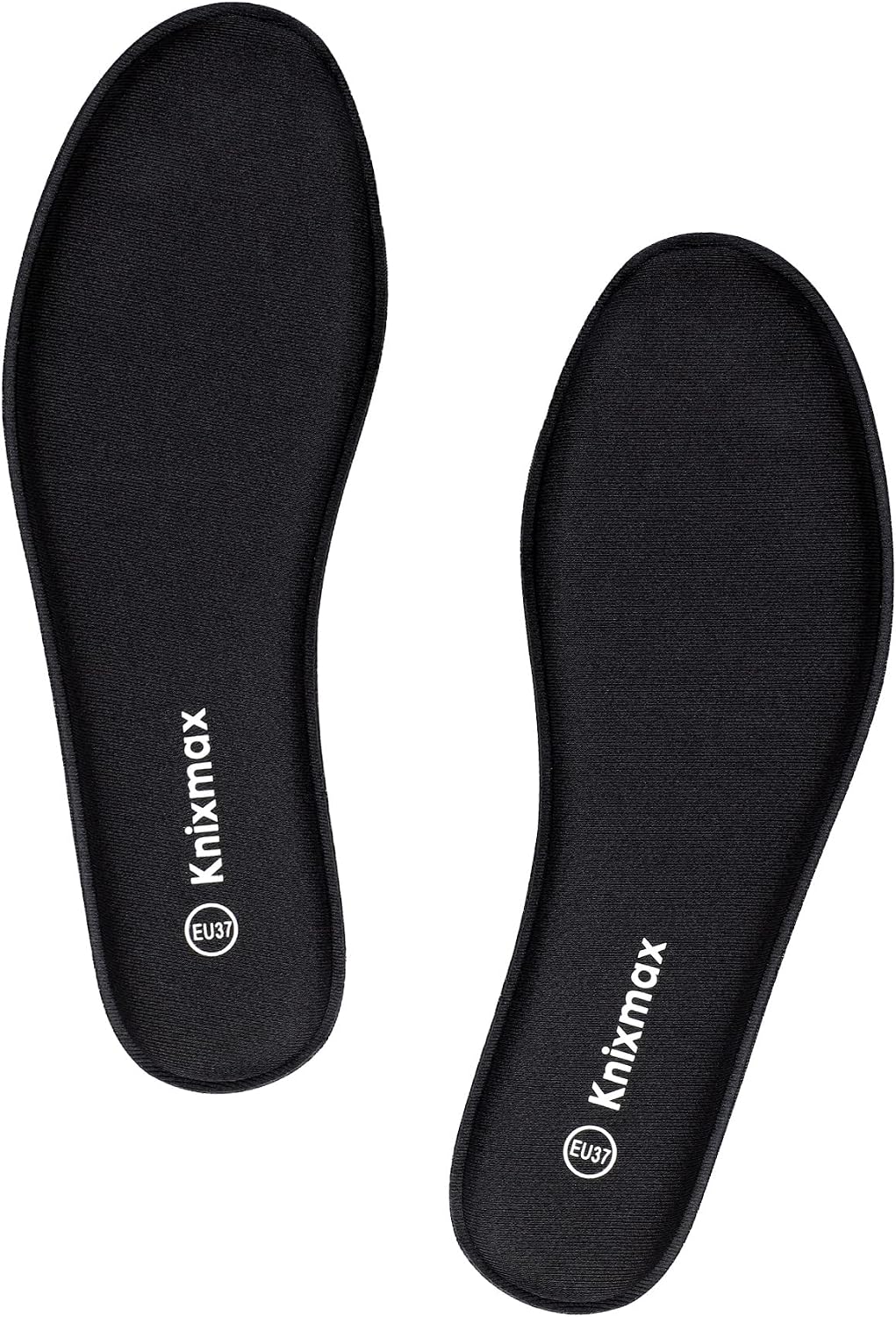 Knixmax Memory Foam Insoles for Men & Women - Comfort Inner Soles Cushioned Shoe Inserts Replacement Innersoles for Trainers, Walking Shoes, Wellies, Boots - UK Size 3UK~13UK