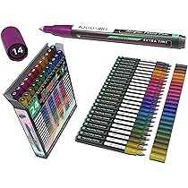 TOOLI-ART Acrylic Paint Markers Paint Pens Special Colors