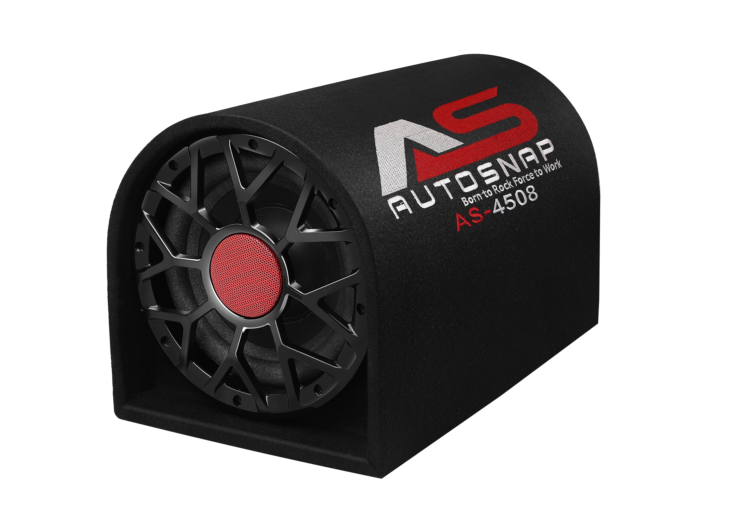 AUTO SNAP 10 Inch Active Bass Tube Subwoofer with Inbuilt Amplifier 5500W