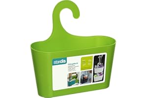 stardis Duschkorb mit Haken zum Einhängen Duschregal Badregal Bad Utensilo Hängeregal Lime-grün