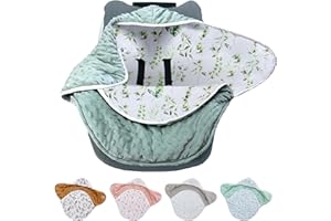 amo nenes Coperta per ovetto invernale e transizione, sacco nanna per seggiolino auto, in cotone, universale, per passeggini e passeggini, per bambini da 0 a 12 mes