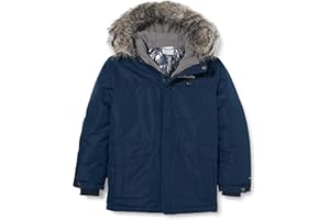 COR22 Columbia Nordic Strider Jacket, Giacche (Shells) Bambino, Spruce/City Grey, L