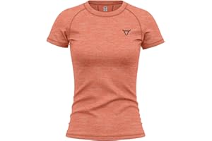 TORO ACTIVA Women's Short Sleeve Quick Dry Fit Active T-Shirts Moisture Wicking Athletic Round Neck Gym Tee Exercise Yoga Ladies Tops