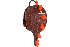 LittleLife Zwierzę maluch plecak z bezpiecznym runem, kolcem dinozaur