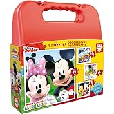 Educa 16505 &ndash; Case Puzzle &ndash; Mickey Mouse Club, 12 &ndash; 16 &ndash; 20 &ndash; 25