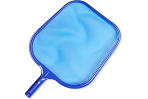 VABNEER Épuisettes de Surface pour Piscine, ramassage des Feuilles de Surface, Filet de Nettoyage, Pool Net Leaf Skimmer