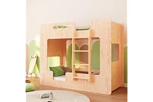 ‎SMARTWOOD smartwood Etagenbett 70x160 cm - Hochbett aus Holz mit Rausfallschutz & Lattenrost bis 230 kg belastbar für Jungen & Mädchen - Mimi B