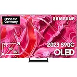Samsung OLED 4K S90C 55 Zoll Fernseher (GQ55S90CATXZG, Deutsches Modell), Quantum HDR OLED, Neural Quantum Prozessor 4K, Lase