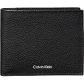Calvin Klein Erkek FOIL EMBOSS EW BILL C&uuml;zdan Siyah Tek Beden