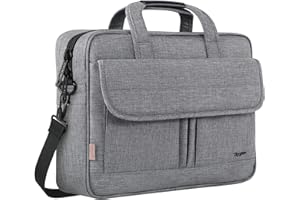 Taygeer torba na laptopa 15,6 cala, wodoodporna, torba na laptopa, tablet, torba na ramię, prezent dla mężczyzn, kobiet, kolegium, kurs, praca w podróży