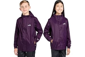 Peter Storm Girls' Waterproof Packable Jacket, Kids' Pac A Mac, Kids' Rain Coat, Cagoule, Outdoors, Walking, Trekking, Hiking and Camping Clothing