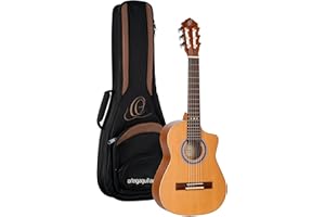 ORTEGA GUITARS Ortega Requinto Series Pro Guitarra acústica 6 cuerdas MagusGO - + Bolsa, RQ39E