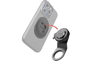 sincetop Série Q [Quad] Support de téléphone pour Guidon de Potence VTT - Libération Rapide, Support en Alliage d'Aluminium pour Vélo de Montagne Électrique, Vélo de Route et Vélo Gravel