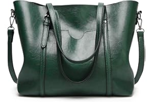 AINUOEY Mujer Bolsos de Mano Casual Bandolera Marca Mediano Totes Antirrobo Hombro Italianos PU Cuero 76612 1 piezas
