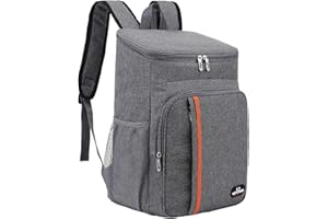 SXYHK - Sac isotherme - 23 l - Sac à déjeuner isotherme - Sac à dos isotherme - Double couche - Anti-fuite - Pour homme et femme - Pour pique-nique, camping, plage, randonnée, voyage, shopping