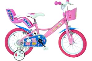 Dino Bikes 144R-PIG Peppa Pig Finding Dory Bicycle, Kids Bike, Pink