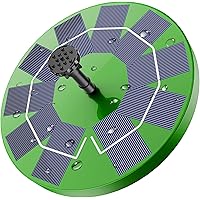AISITIN Solar Springbrunnen mit 3.0W Grün Solar Panel, Solar Teichpumpe Wasserpumpe Solar Schwimmender Fontäne Pumpe mit…