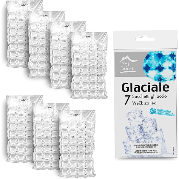 Virosac Ice Cubetti Eiswürfelbeutel – 30 Blatt Für 720 Würfel, Mit Ventilverschluss