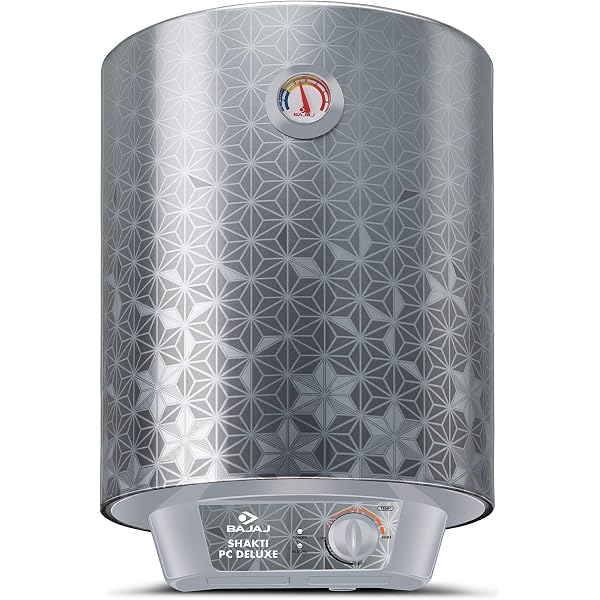 Buy Bajaj Shakti PC Deluxe Storage 10 Litre Verical 4 Star Water Heater  (Grey) Online at Low Prices in India - Amazon.in