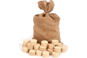 Floranica Bricchetti legno pressato 100% 12,5 kg Pellet per stufa Bricchetti Ideali per Caminetto Stufa Legnetti accendifuoco Legna da ardere Alto Potere Calorifico Basso Fumo
