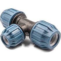 Raccordo Ridotto Polipropilene Per Tubo PE - 40mm X 25mm, Giunto A Compressione, Per Acqua Potabile, 16 Bar