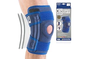 Neo-G Knee Support Brace Stabilised Open Patella - For Knee Pain Arthritis, Joint Pain, Meniscus Tear, Ligament Injuries - Adjustable Compression Knee Support Patella Knee Strap