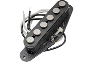MUSICLILY Artec TFA65 Alnico 5 Duży Nabiegunnik Przetwornik Neck Pickup 8K do Gitary Elektrycznej typu Tele, Czarny