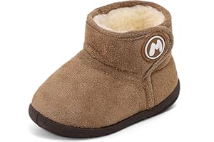 LACOFIA Stivali Invernali Bambina Stivaletti Caldi Neve Bambini Scarpe Invernali Fodera con Suola in Gomma Antiscivolo 20-25 EU