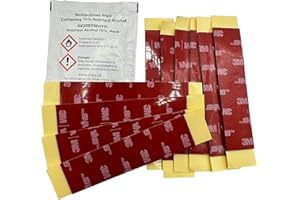 SPYDER TAPE Premium Number Plate Sticky Pads with 3M VHB 5952 Adhesive - Double-Sided, Heavy-Duty Car License Plate Fixings - Weatherproof, Professional Strength, Residue Free - 10 Pack