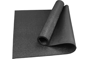 innhom Bodenschutzmatte Fitness Unterlegmatte für Fitnessgeräte Multifunktionsmatte, 200 x 90 cm / 152 x 76 cm, Bodenmatte Unter Laufband, Ellipsentrainer, Peloton Fahrradmatte