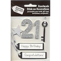 New Baby Boy Toppers - Self Adhesive Greeting Card Craft Ebellishent