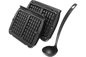 Tefal XA7248 OptiGrill Waffelplatte, Schwarz