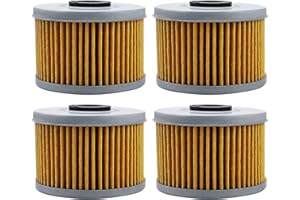 Cyleto Oil Filter For TRX500 FE TRX500FM FOURTRAX FOREMAN 500 4X4 ES 2005-2009 2011-2016 (Pack of 4)