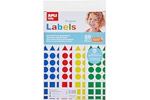 APLI Kids 5151 - Bolsa A4 gomets 20 mm colores surtidos 20 hojas