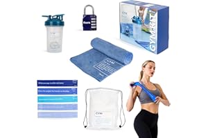 Fisura – Zestaw do ćwiczeń na siłownię. W skład zestawu wchodzi: 5 gum oporowych, shaker na odżywki, ręcznik, kłódka i worek ze sznurkami. Doskonały prezent dla miłośników fitnessu.