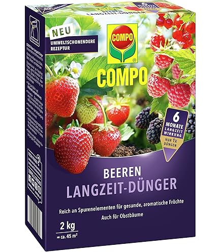 Compo 13112 langwerkende meststof voor gazons, 3 maanden langetermijneffect, fijngranulaat Langdurige gazonmeststof. 20 kg, 800 m²