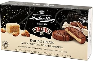 Anthon Berg Baileys Treats, Milk Chocolate Covered Marzipan Treats, 175 g (Pack of 1)