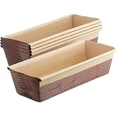 DECORA 0320181 Plumcake Molds, Very Practical for Baking, Presenting and Gifting Plumcakes, Resistant up to 200&deg;C, Pack of 5
