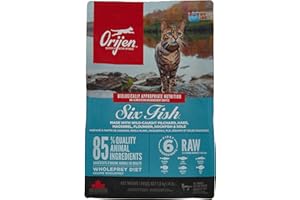 Orijen Aliment Goût : Six Poissons - pour Chat et Chaton 1,8 Kg